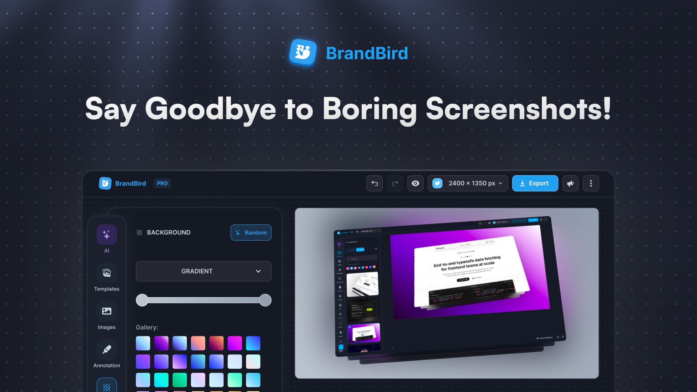 BrandBird Screenshot