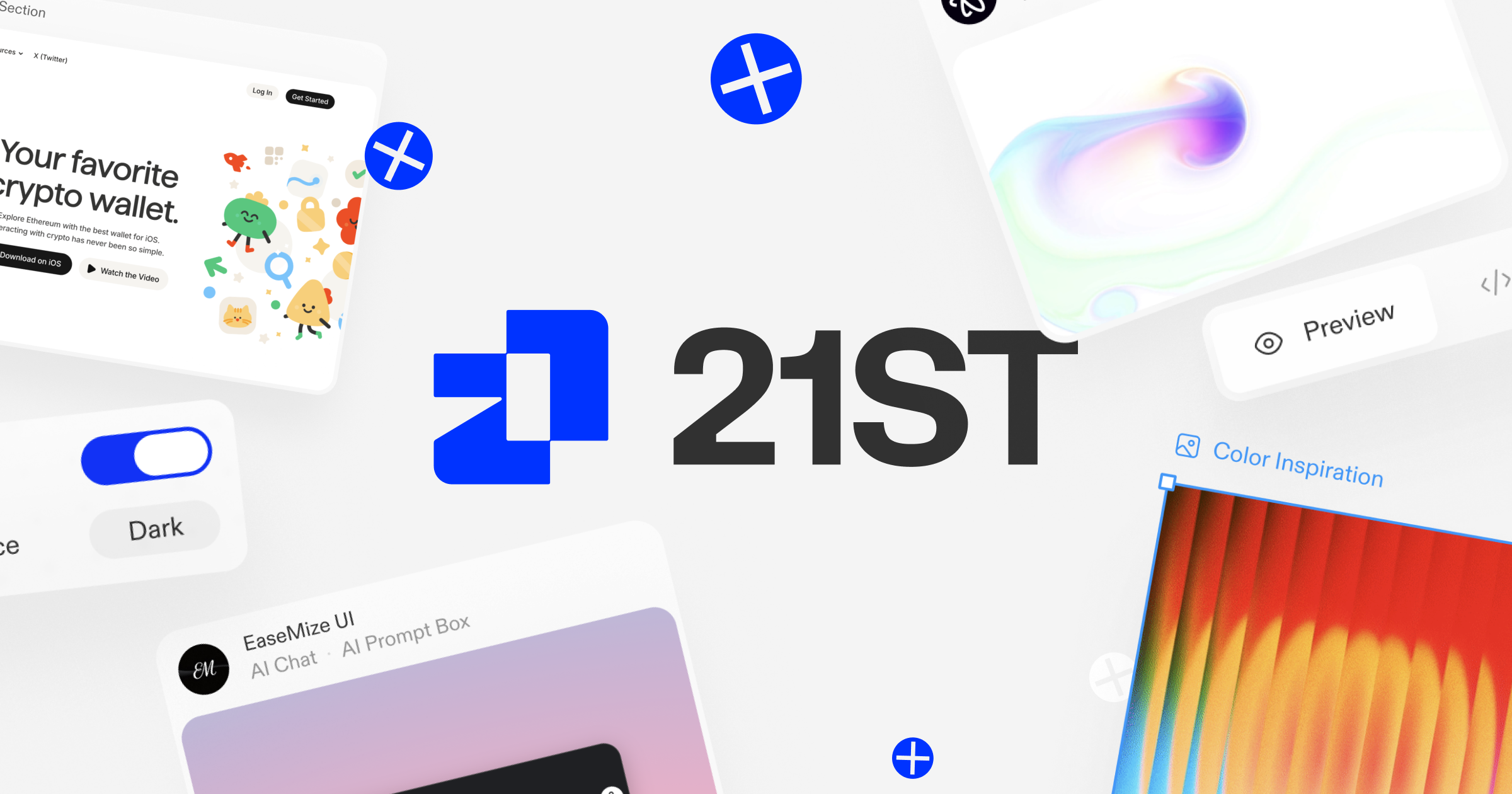 21st.dev UI Components Screenshot