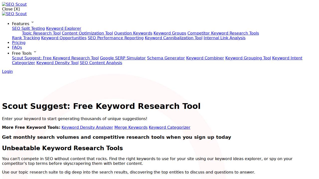 SEO Scout Screenshot