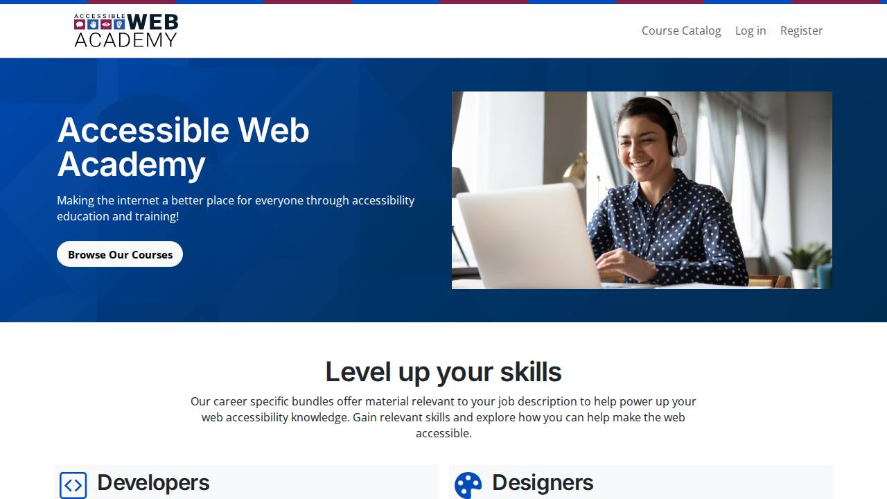Accessible Web Academy Screenshot