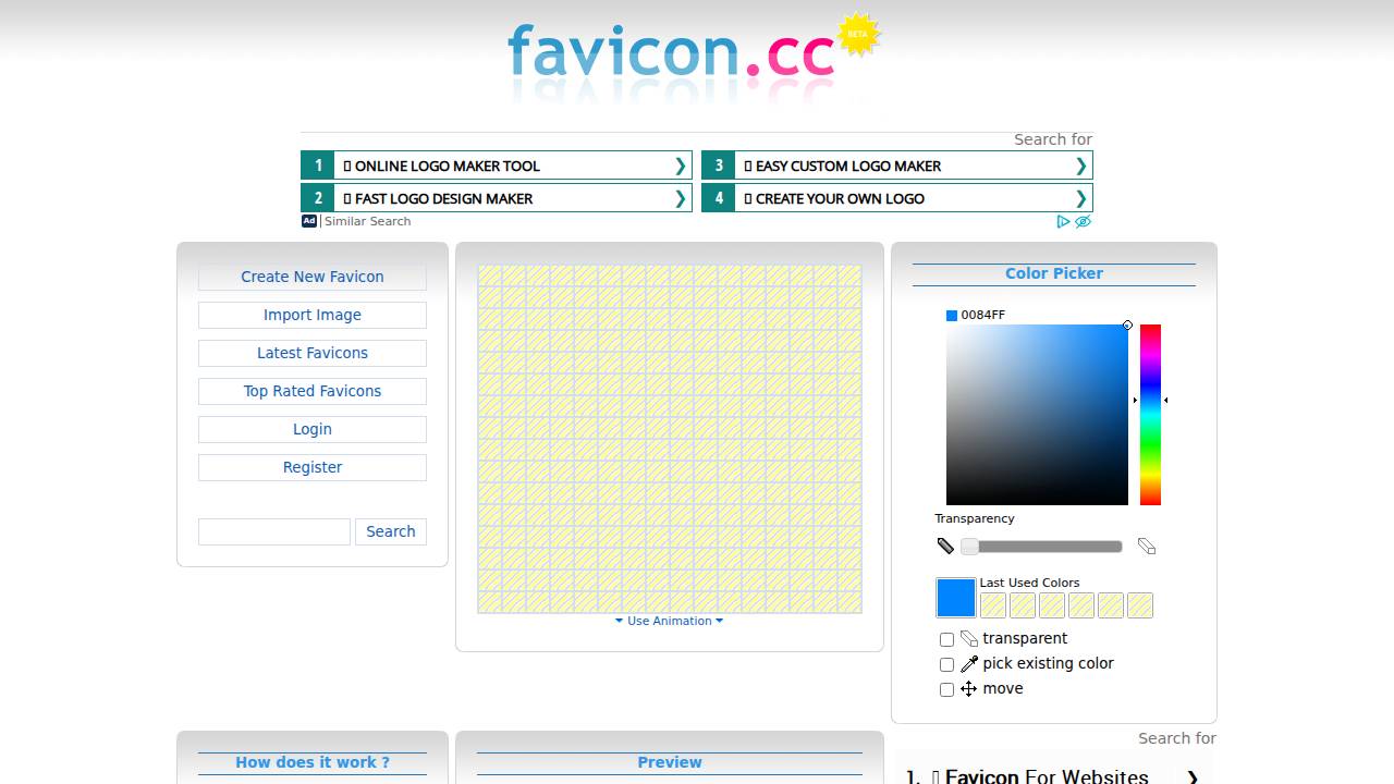 favicon.ico Generator Screenshot
