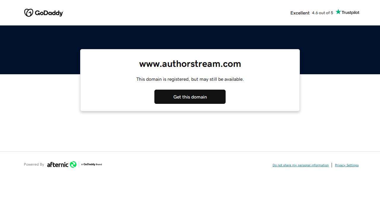 Author Stream Screenshot