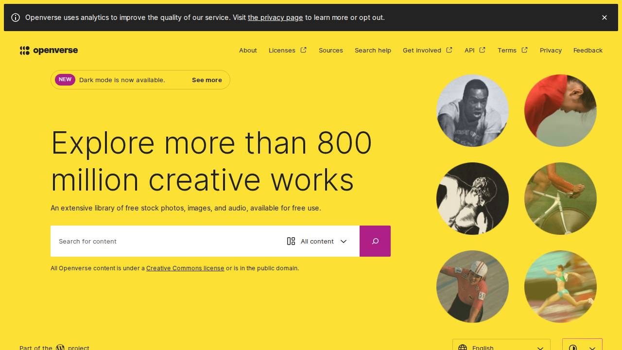 Openverse Screenshot